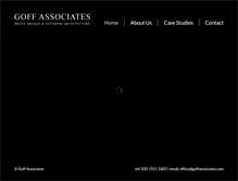 Tablet Screenshot of goffassociates.com